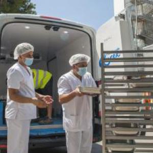 Donación de excedentes alimenticios (Foto HUB)