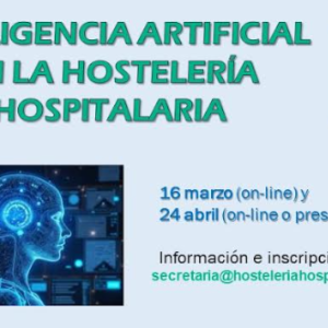 IA para la HOsteleria Hospitalaria. Curso. 20226